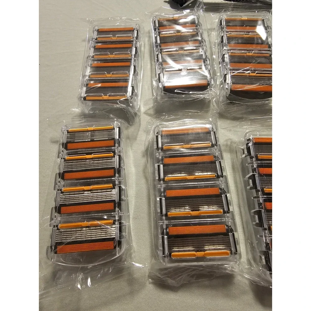 Unbranded Fusion 5 Razor Handle with 48 Replacement Blade Cartridges Bulk Set